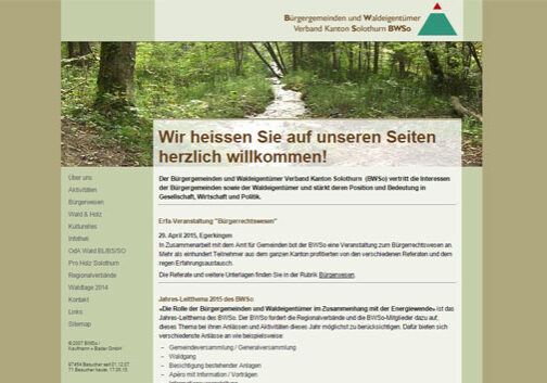 Bürgergemeinden und Waldeigentümer Verband Kanton Solothurn